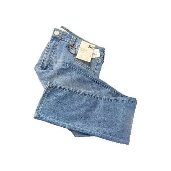 SO Jeans 15/32W High Rise Jegging + Superstretch Blue Medium Wash Junior Khol's - Picture 1 of 5